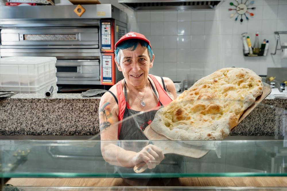 Una pizza con Renata